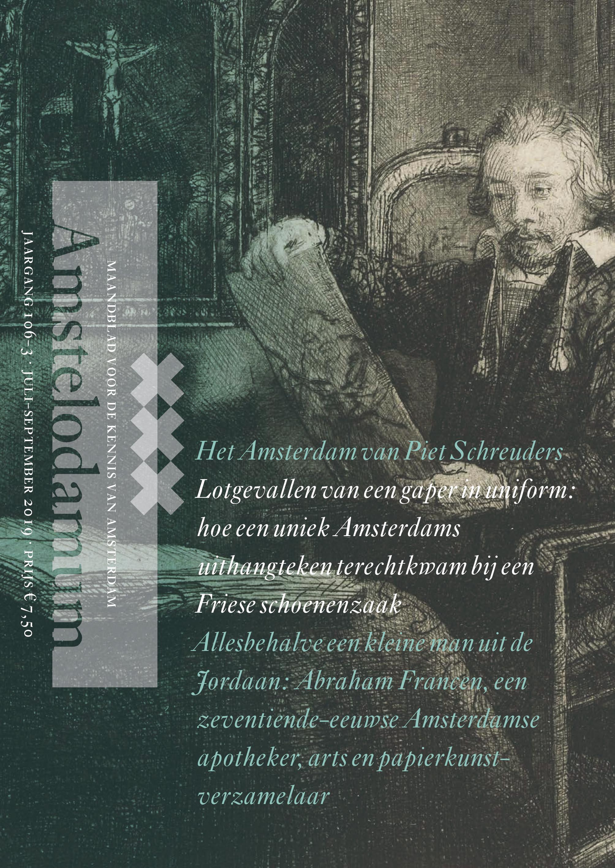 Omslag 3/19 met portret Abraham Francen door Remrbandt